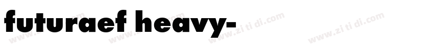 futuraef heavy字体转换